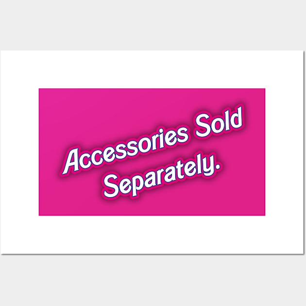 Sold Separately- Barbie 02 PINK Wall Art by Veraukoion